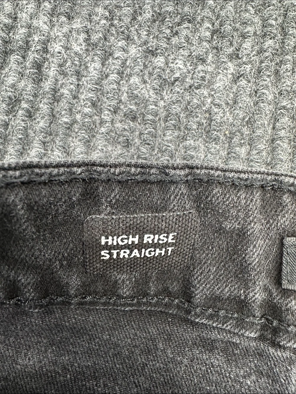 Hudson Jeans Kids Black Washed Slim Jeans with Knee Details